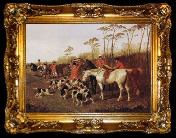 framed  unknow artist Classical hunting fox, Equestrian and Beautiful Horses, 137., ta009-2